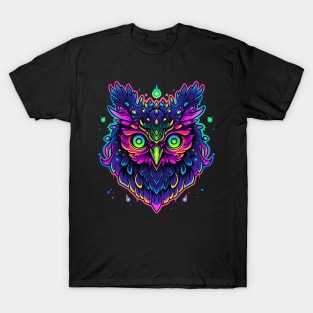 Cosmic Monster Owl T-Shirt